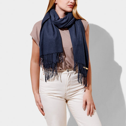 Blanket Scarf | Navy